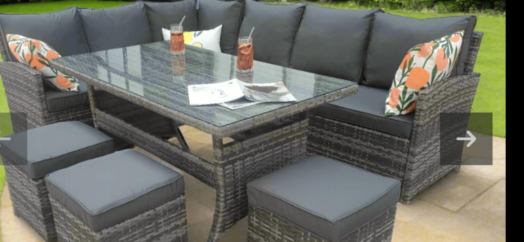 Boston 9 Setter Rattan Set