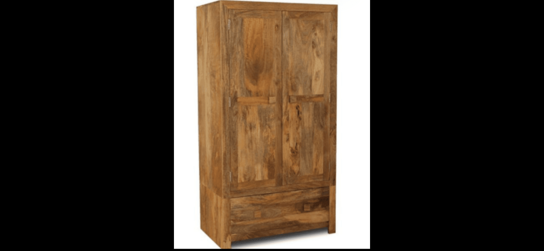 Dakota Solid Wood Double Wardrobe