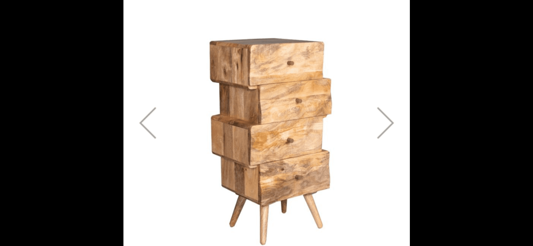 Geo Solid Wood 45cm Chest Of Draws