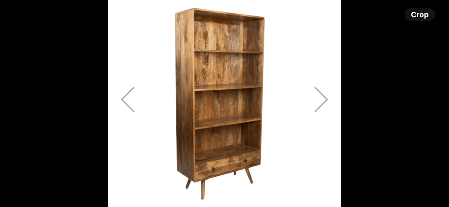 Geo Solid Wood 85cm Bookcase