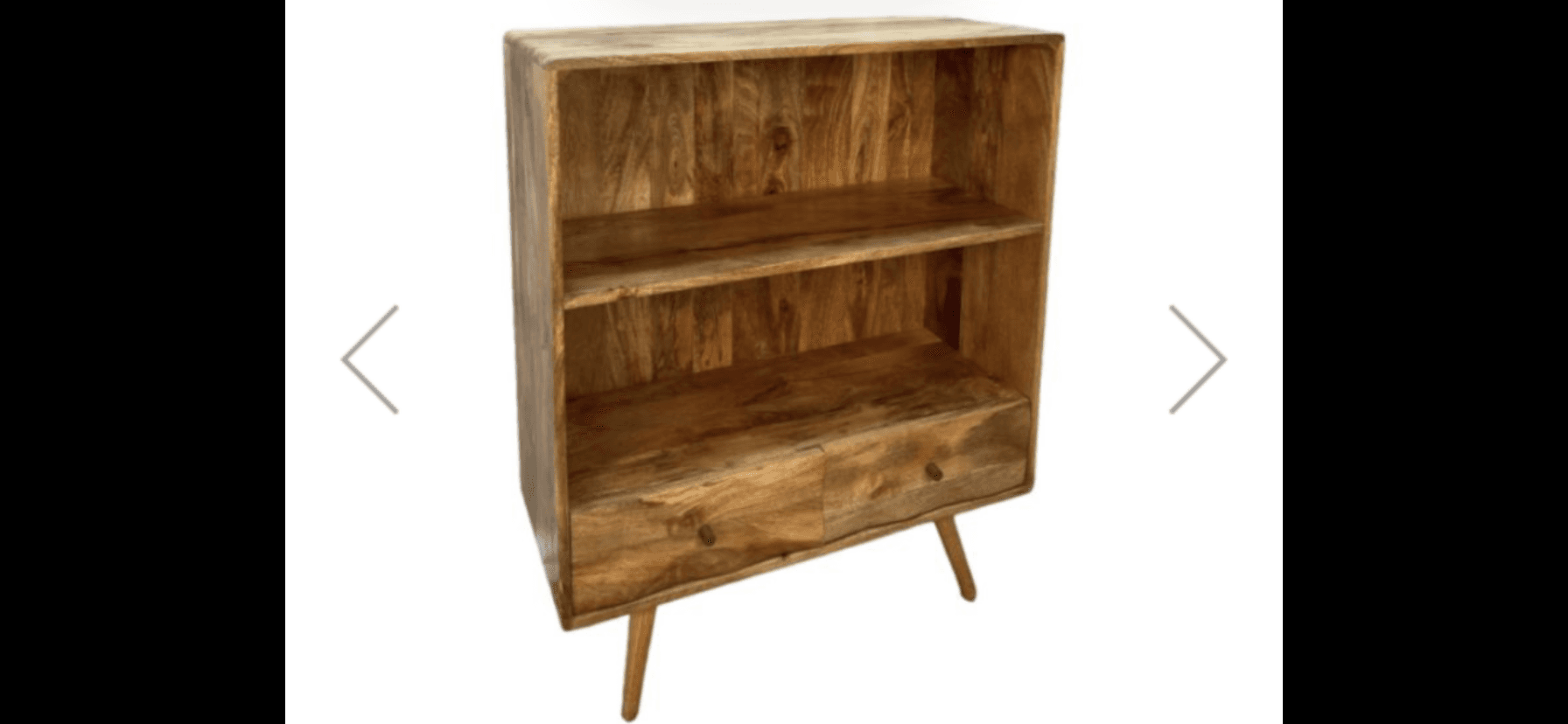 Geo Solid Wood 85cm Bookshelf 