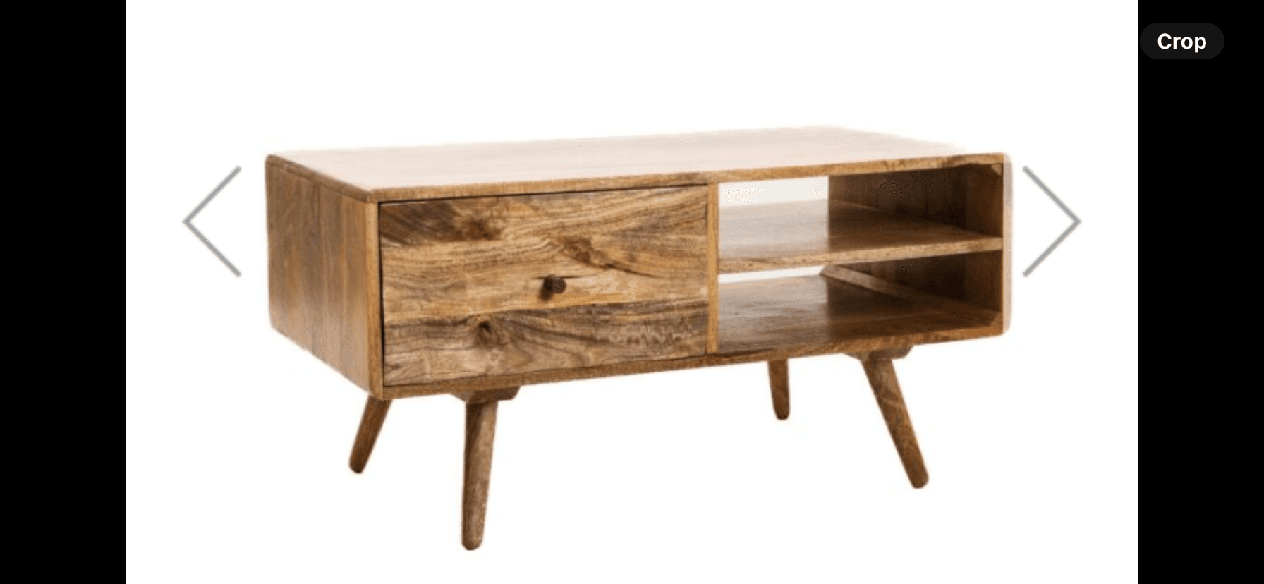 Geo Solid Wood 90cm Coffee Table