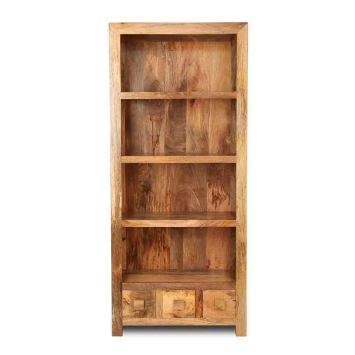Turin 3 Draw Bookcase 76cm